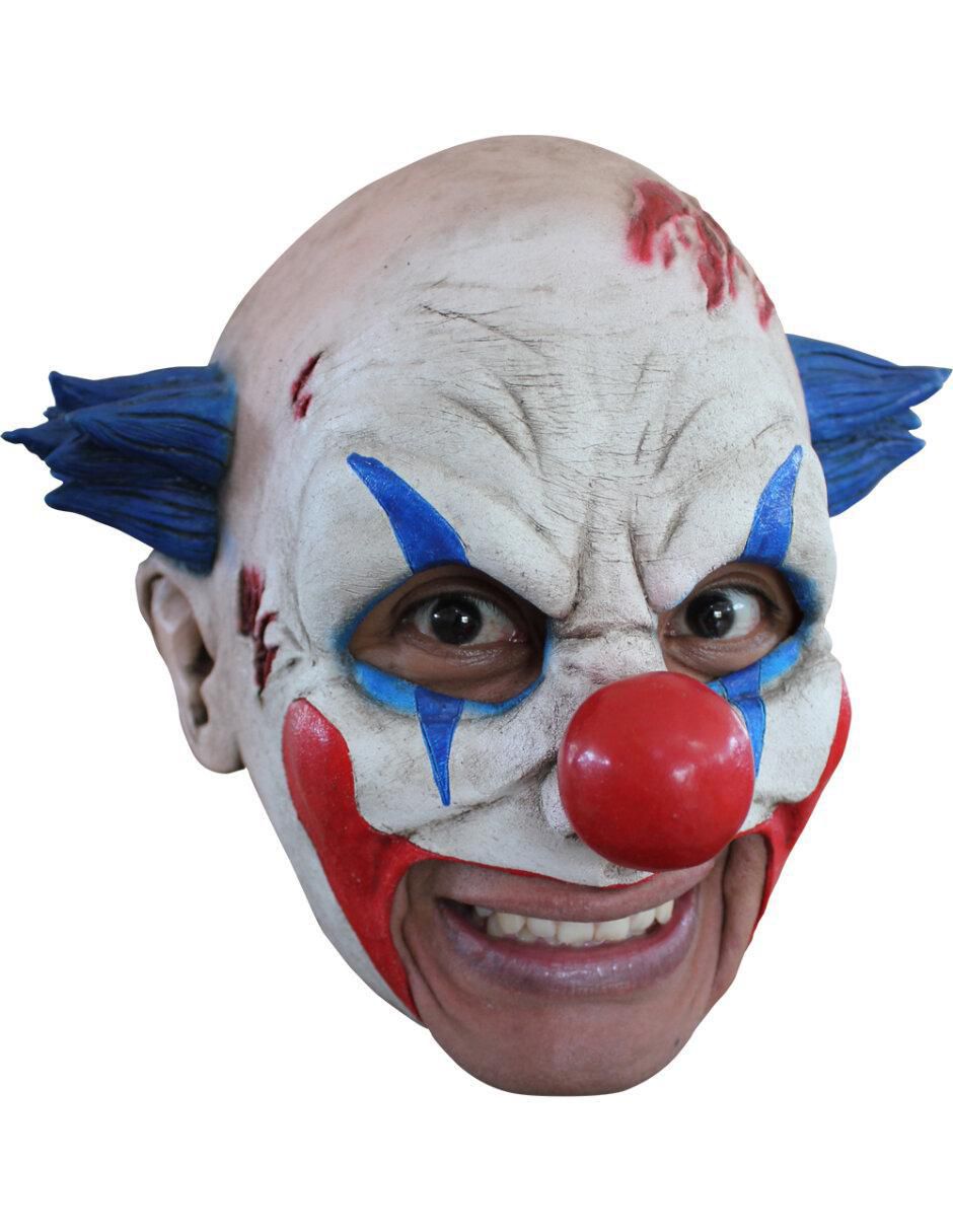Máscara para disfraz de Payaso Siniestro Chinless Ghoulish Productions