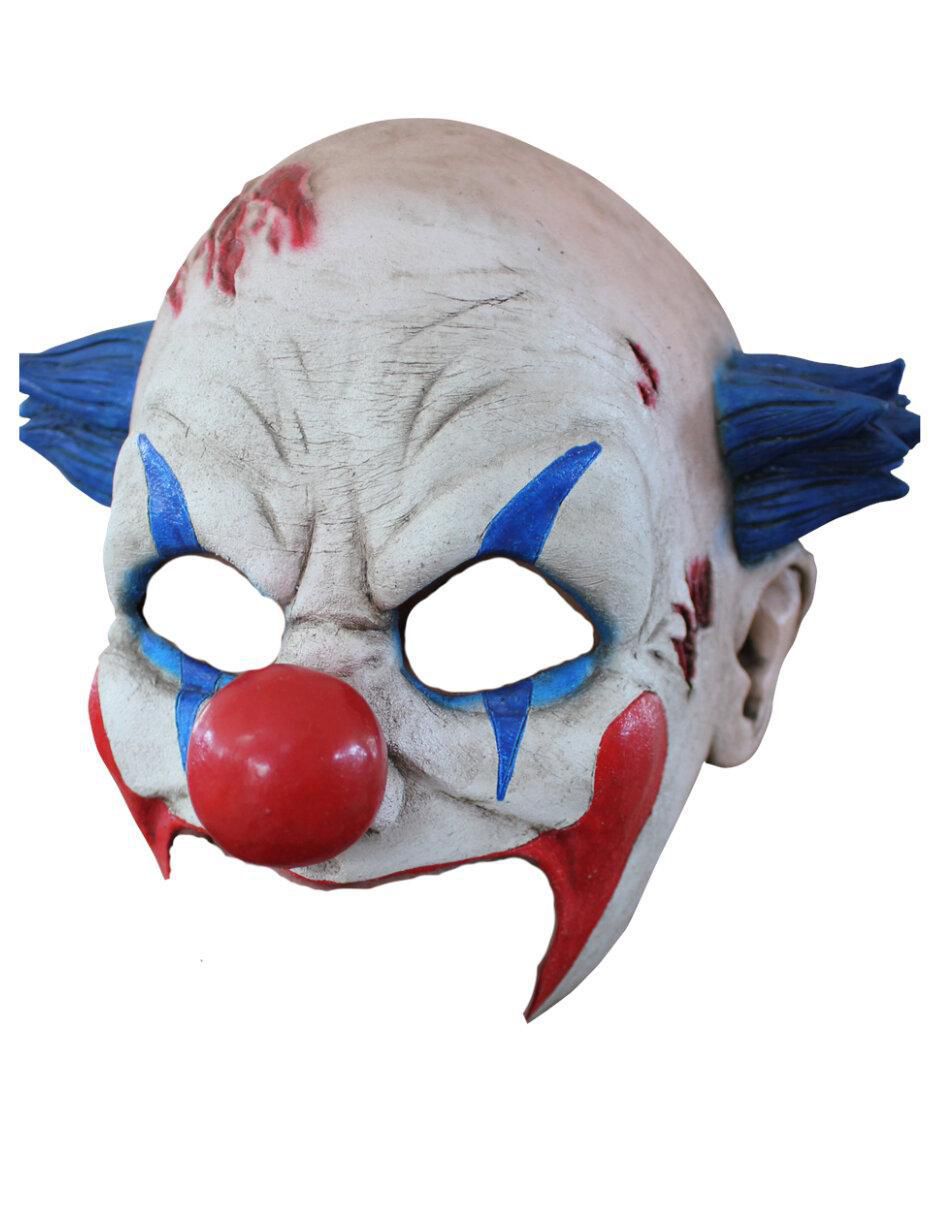 Máscara para disfraz de Payaso Siniestro Chinless Ghoulish Productions