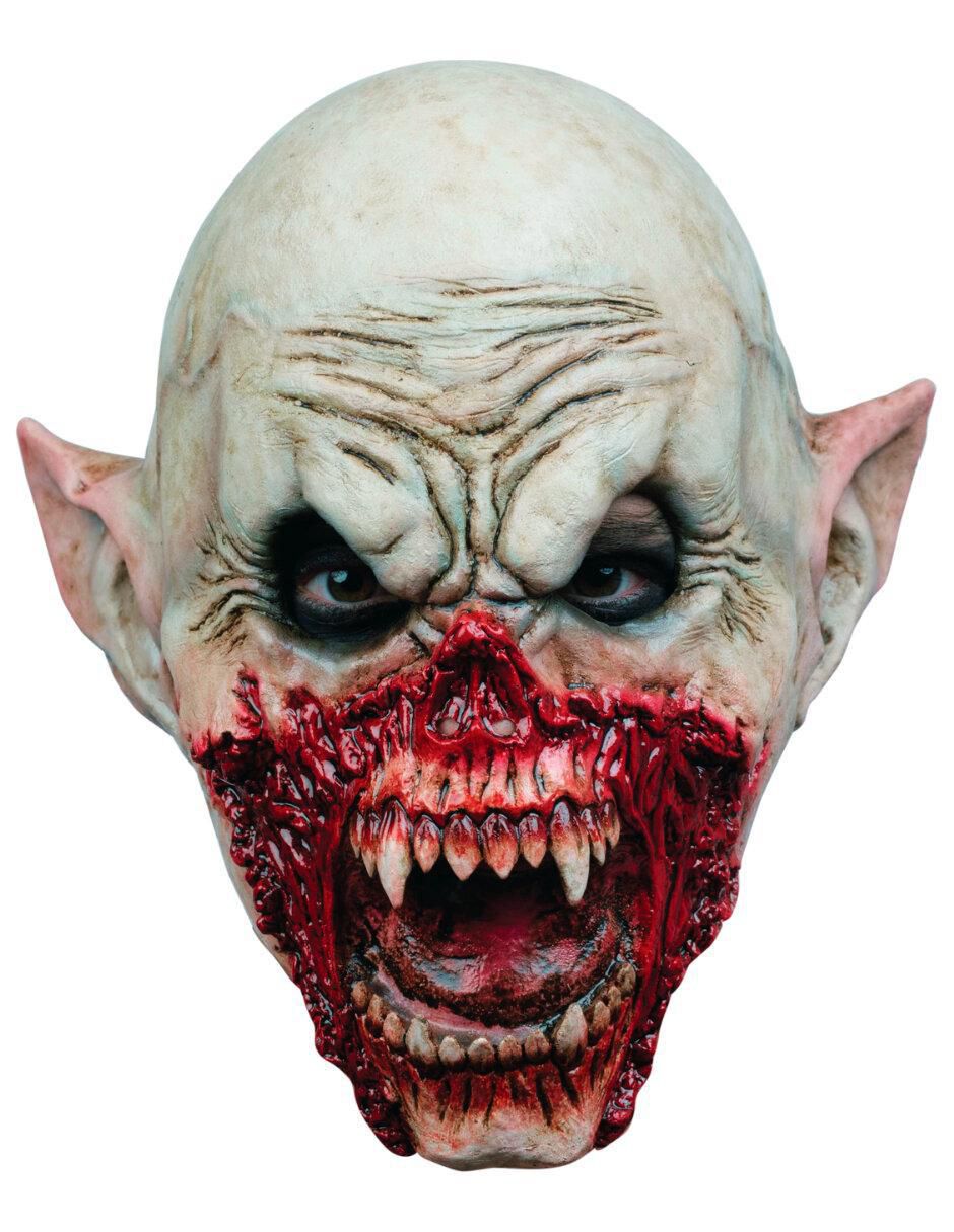 Máscara para disfraz de vampiro sanguinario jr monstruos 1