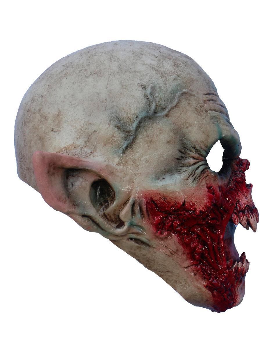Máscara para disfraz de vampiro sanguinario jr monstruos 4
