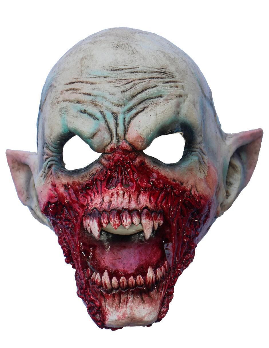 Máscara para disfraz de vampiro sanguinario jr monstruos 6