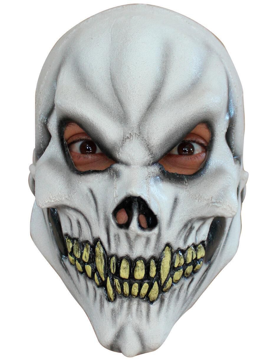 Máscara para disfraz de calavera demoniaca Junior masks Ghoulish Productions