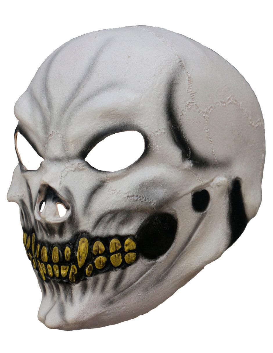 Máscara para disfraz de calavera demoniaca Junior masks Ghoulish Productions