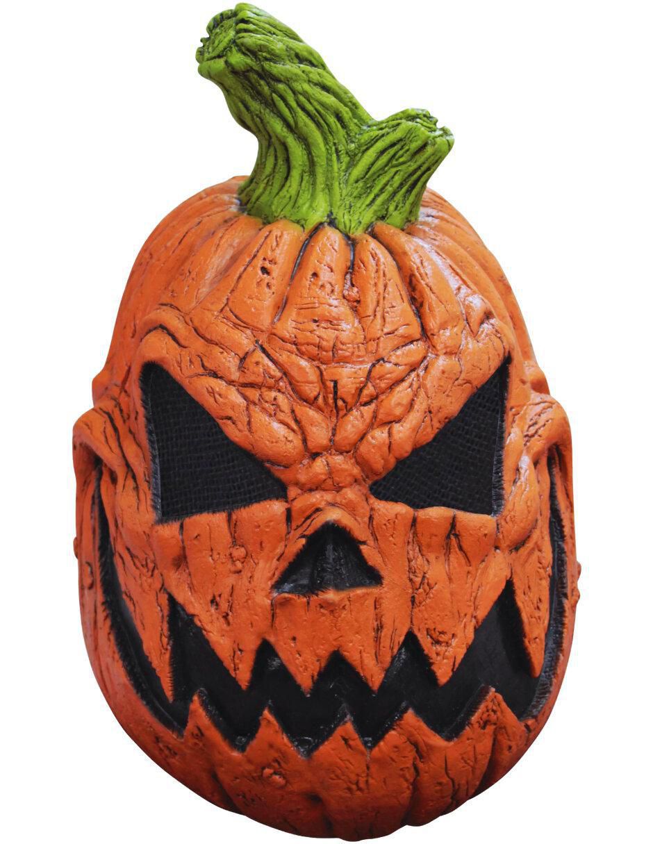 Máscara para disfraz de calabaza siniestra Junior masks Ghoulish Productions