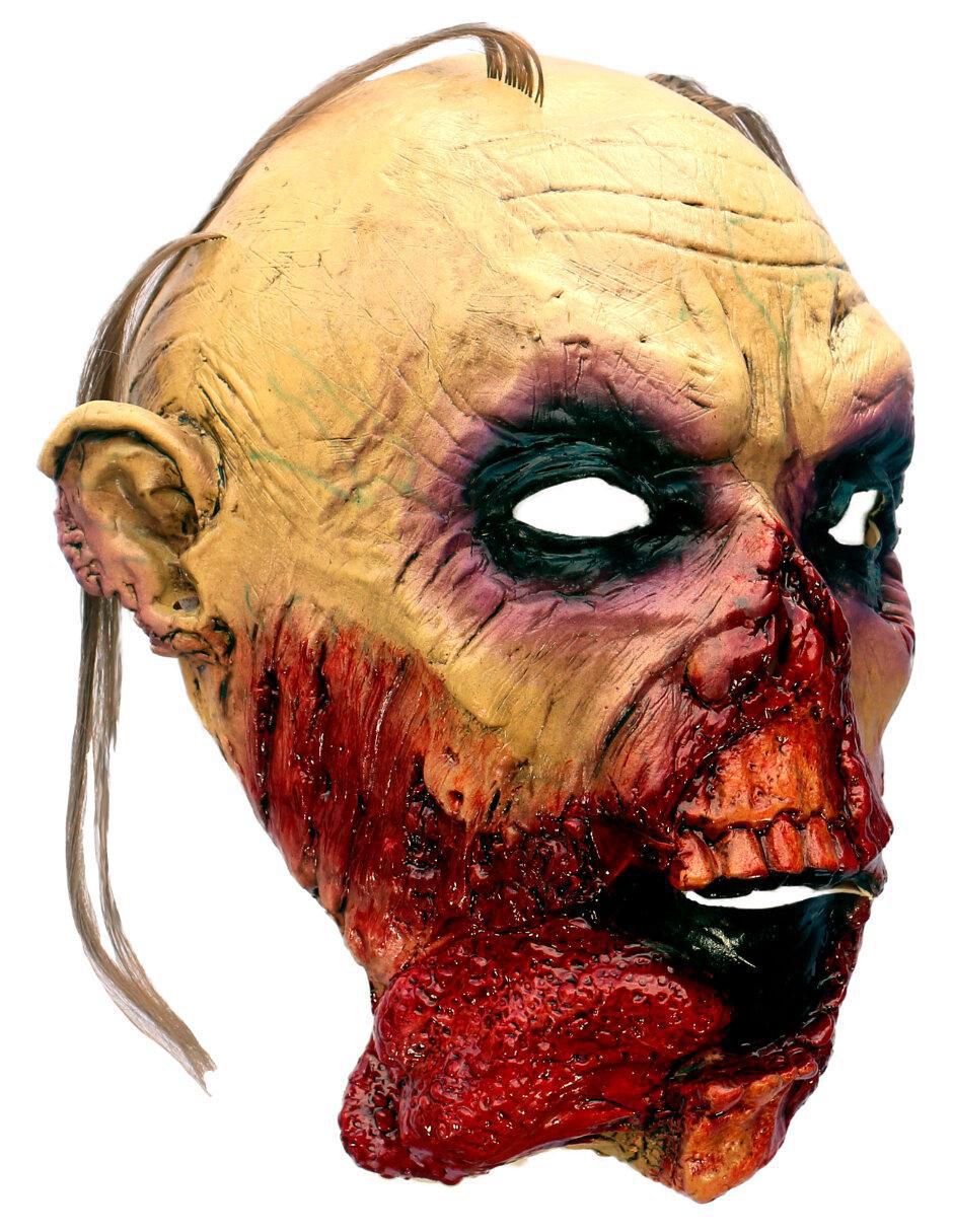Máscara para disfraz de zombie con lengua Junior masks Ghoulish Productions