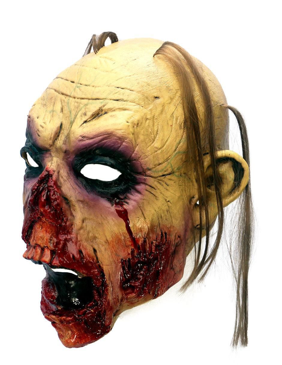 Máscara para disfraz de zombie con lengua Junior masks Ghoulish Productions