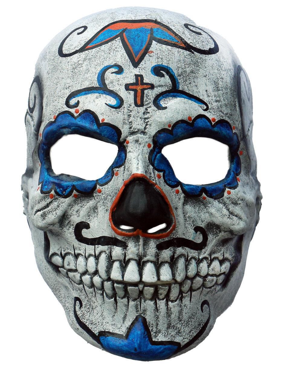 Máscara para disfraz de cráneo de catrin day of the dead