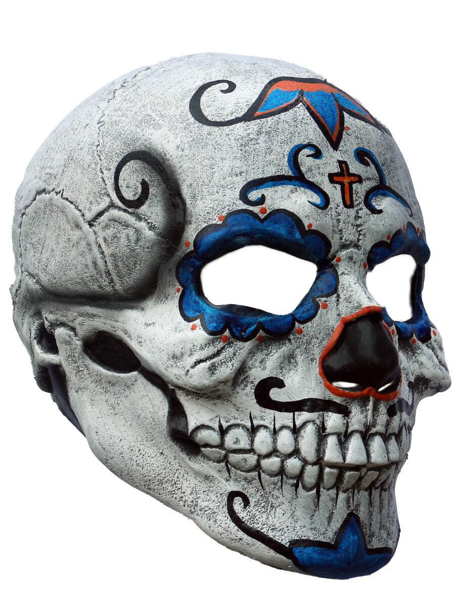 Máscara para disfraz de cráneo de catrin day of the dead 2