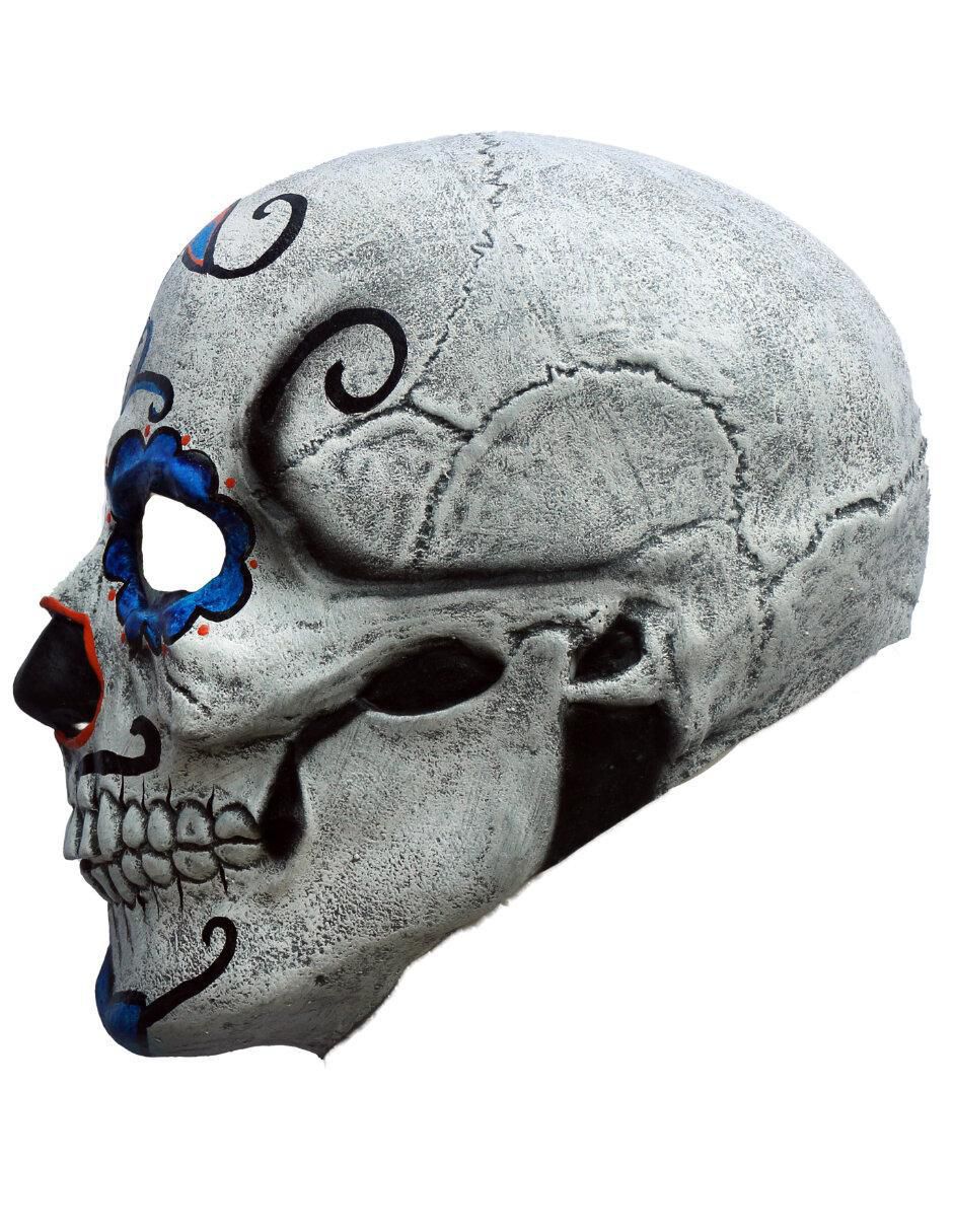 Máscara para disfraz de cráneo de catrin day of the dead 5