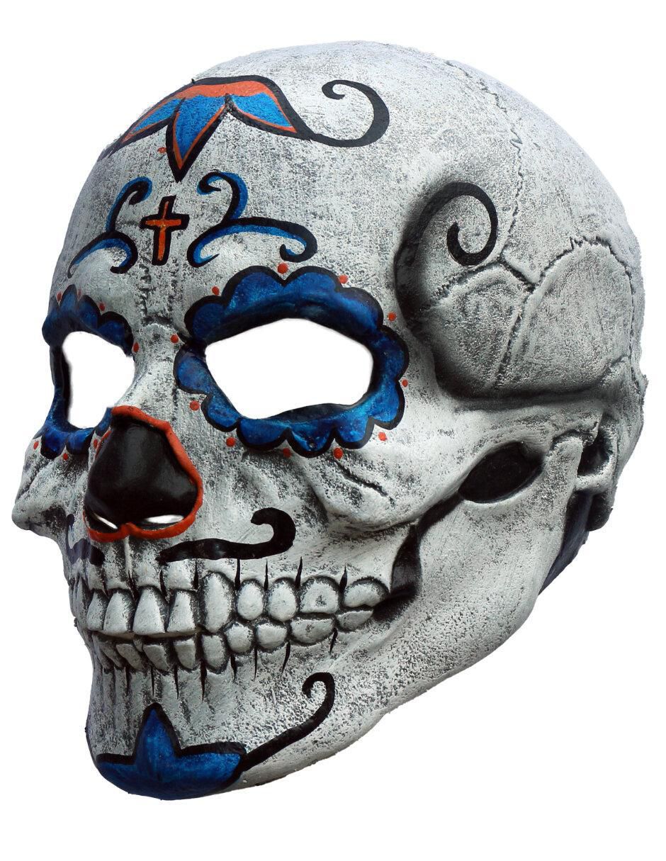 Máscara para disfraz de cráneo de catrin day of the dead 6
