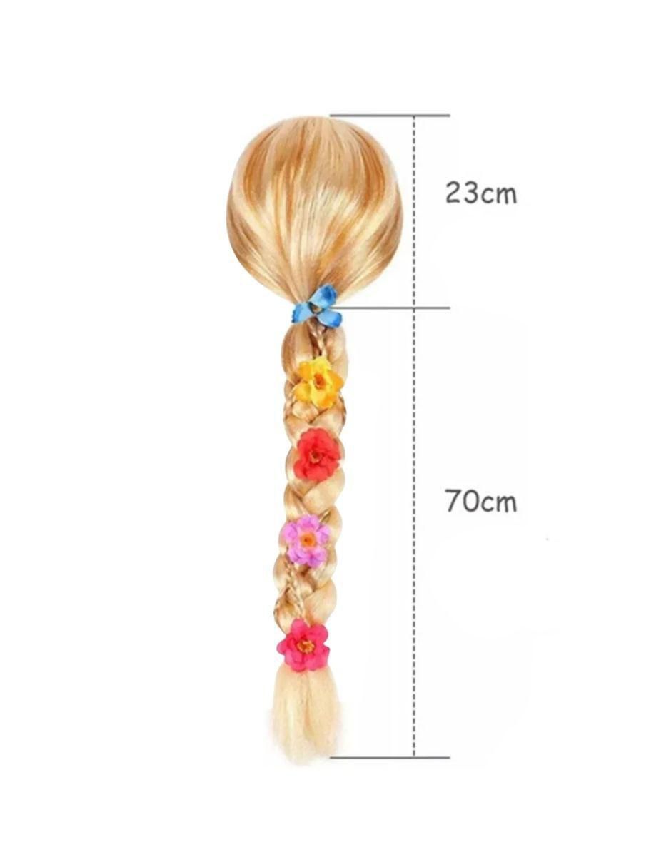 PELUCA PARA DISFRAZ RAPUNZEL