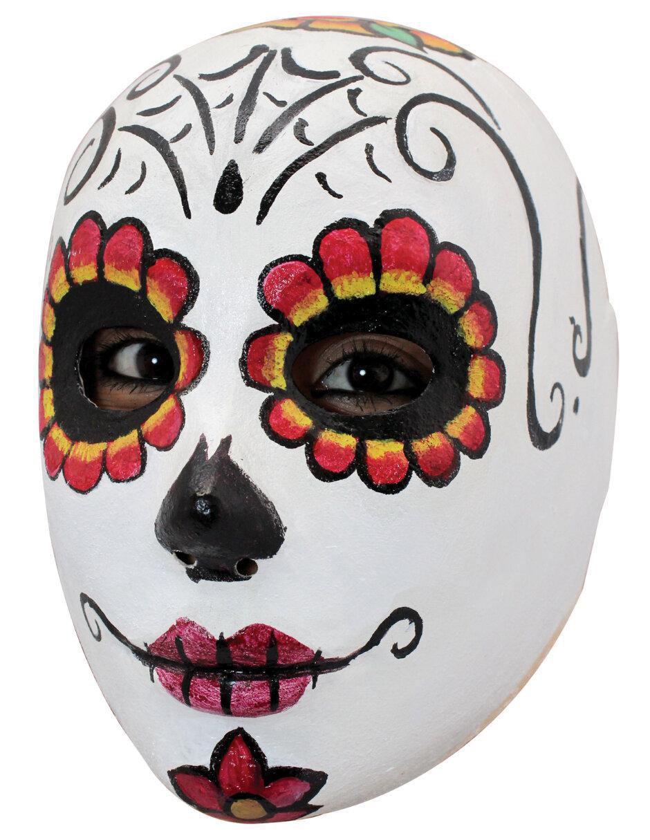 Máscara para disfraz de Catrina artistica Day of the dead