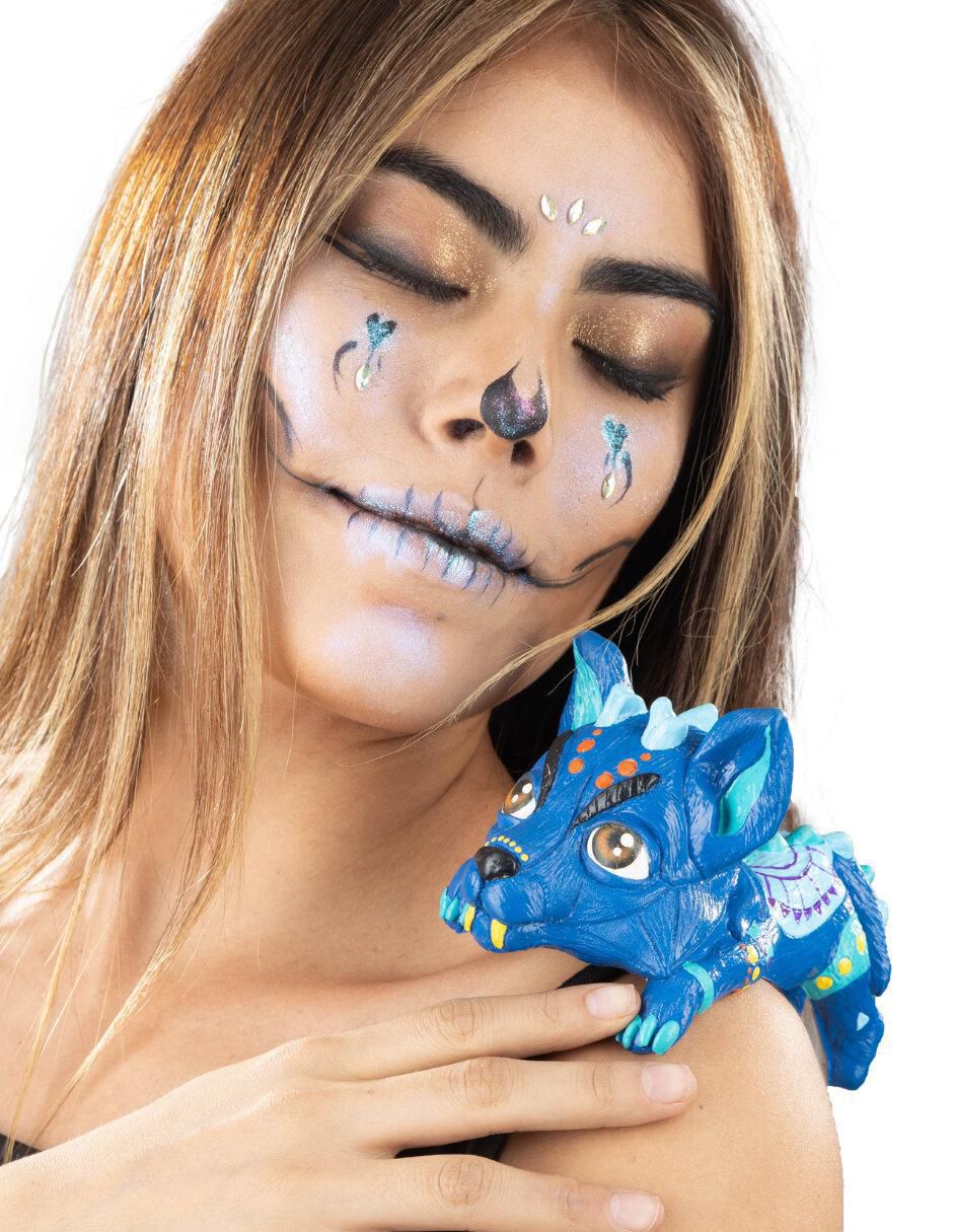 Shoulder buddy para disfraz de lobo alebrije day of the dead