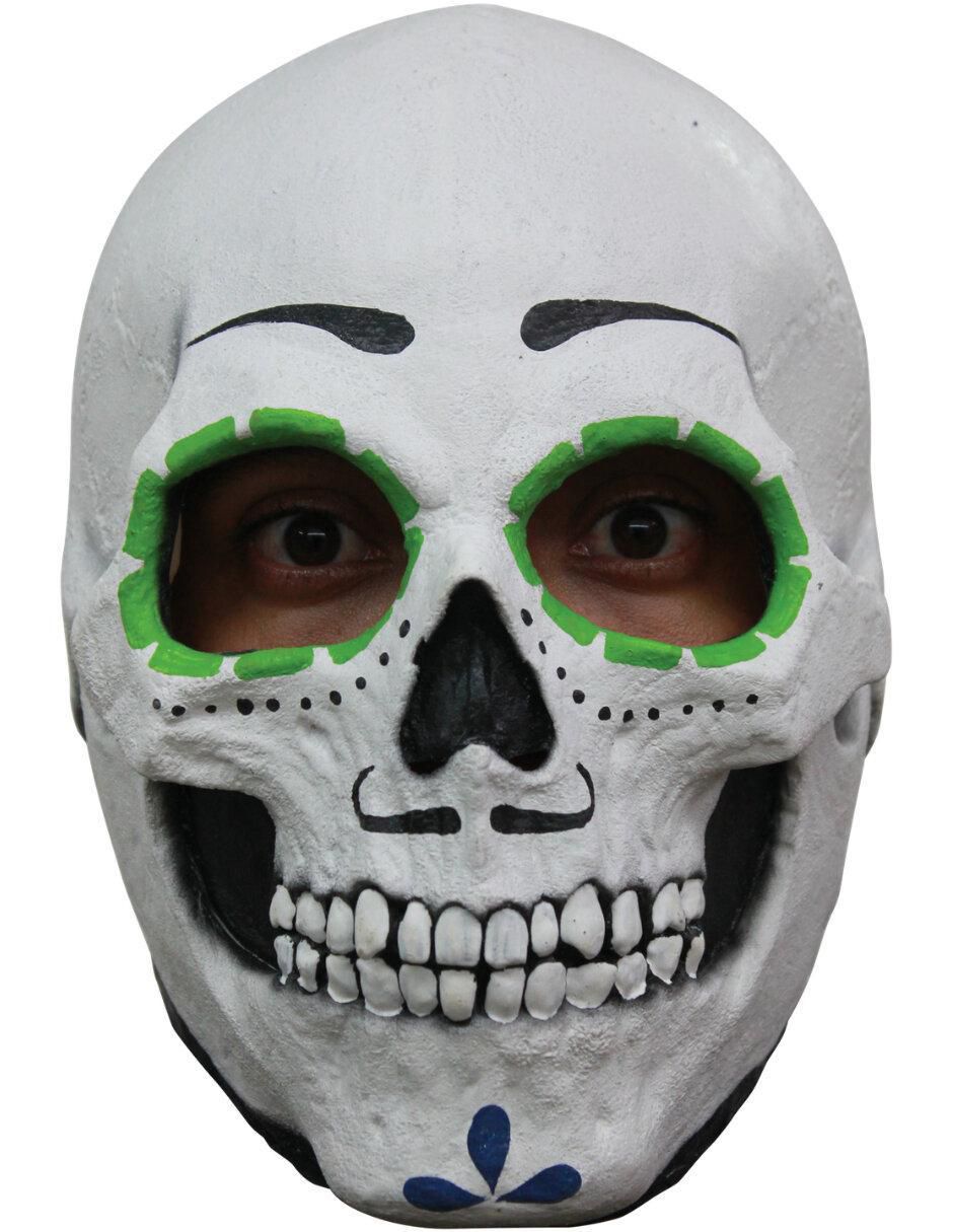 Máscara para disfraz de calavera festiva day of the dead Máscara para disfraz de calavera festiva day of the dead
