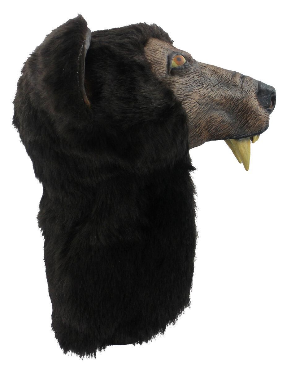 Casco para disfraz de animal oso salvaje