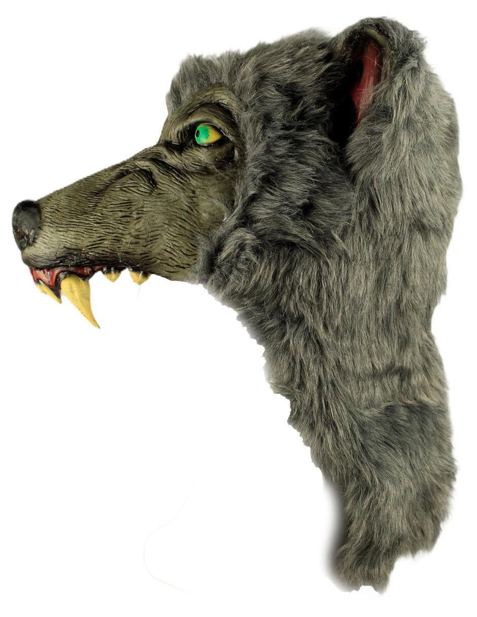 Casco para disfraz de cazador lobo salvaje 5