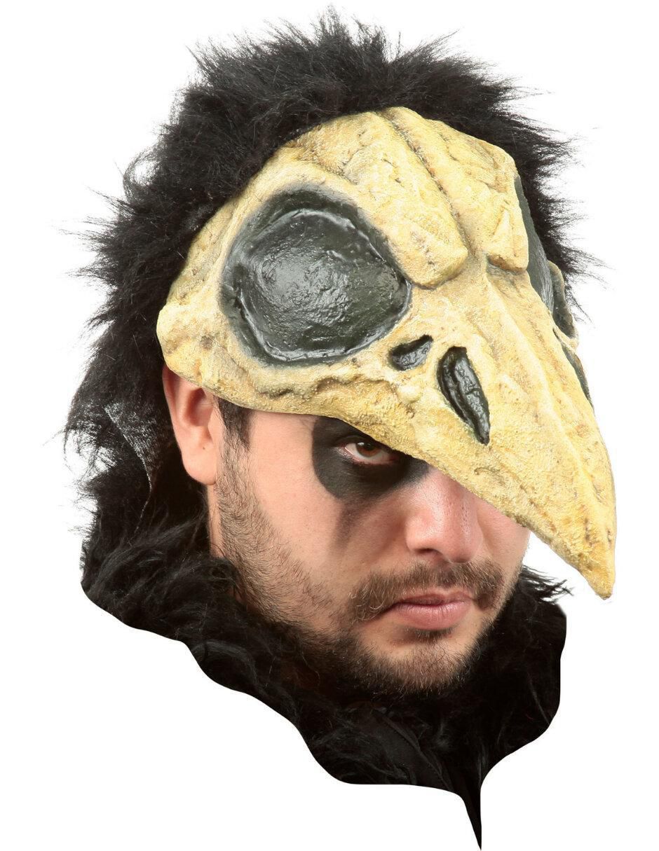 Casco para disfraz de cuervo de fantasía Casco para disfraz de cuervo de fantasía