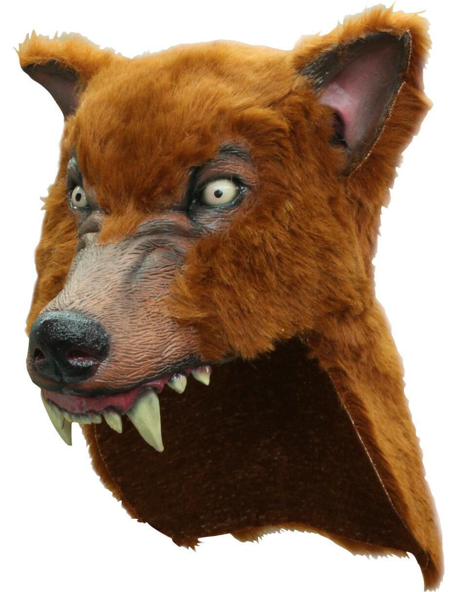 Casco para disfraz de animal lobo salvaje Casco para disfraz de animal lobo salvaje
