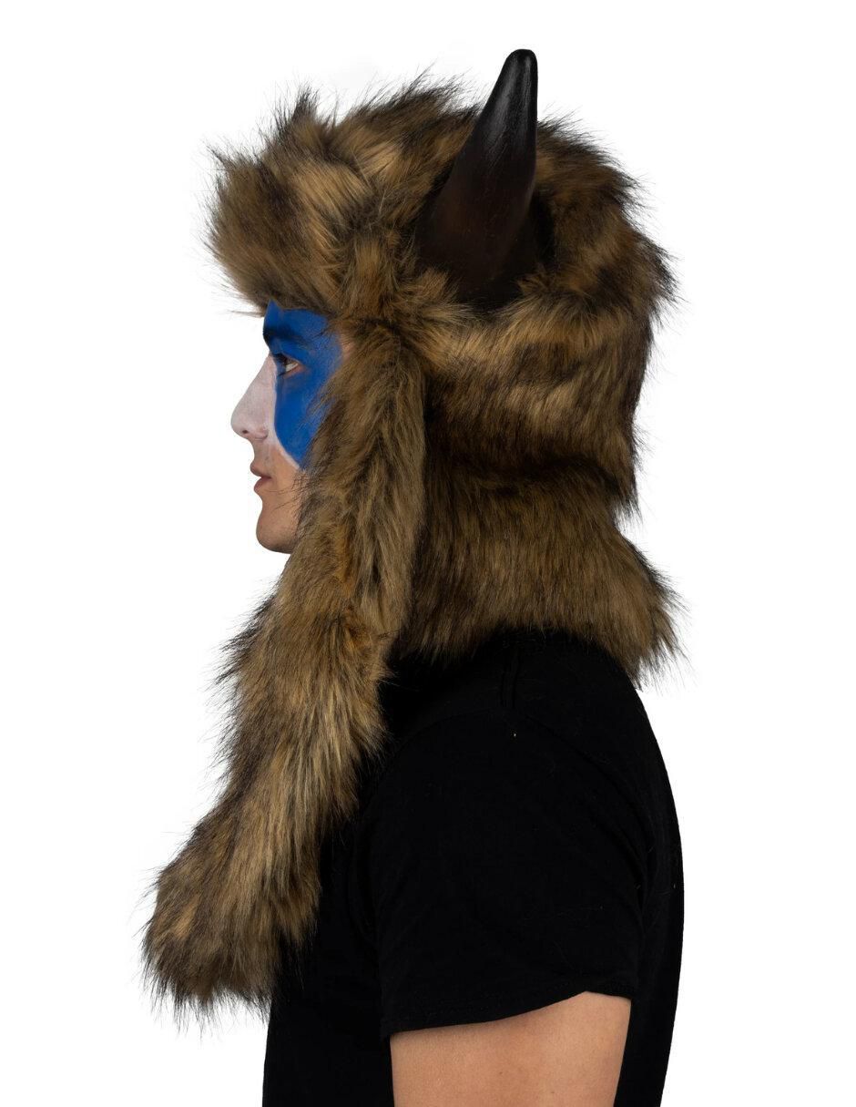 Casco para disfraz de chamán oscuro ritual