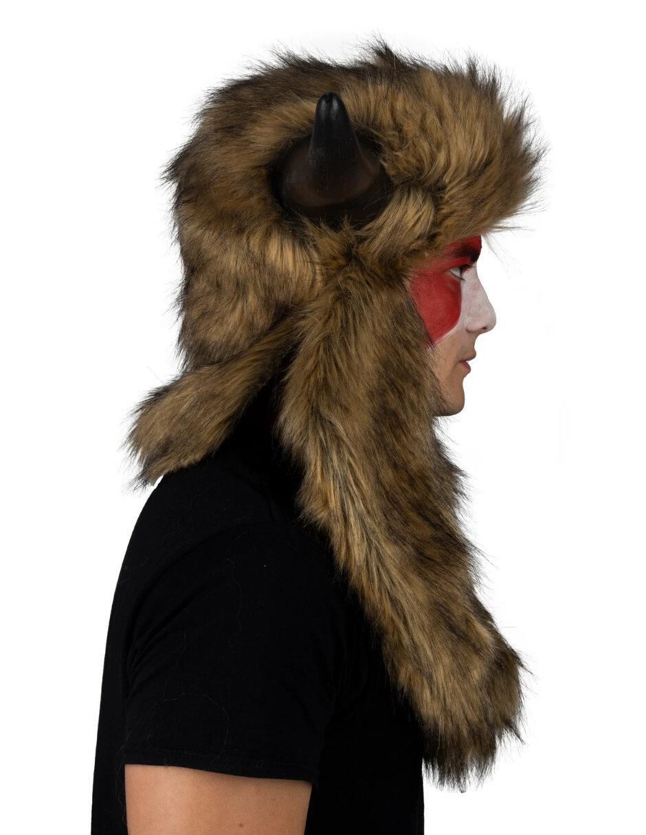 Casco para disfraz de chamán oscuro ritual