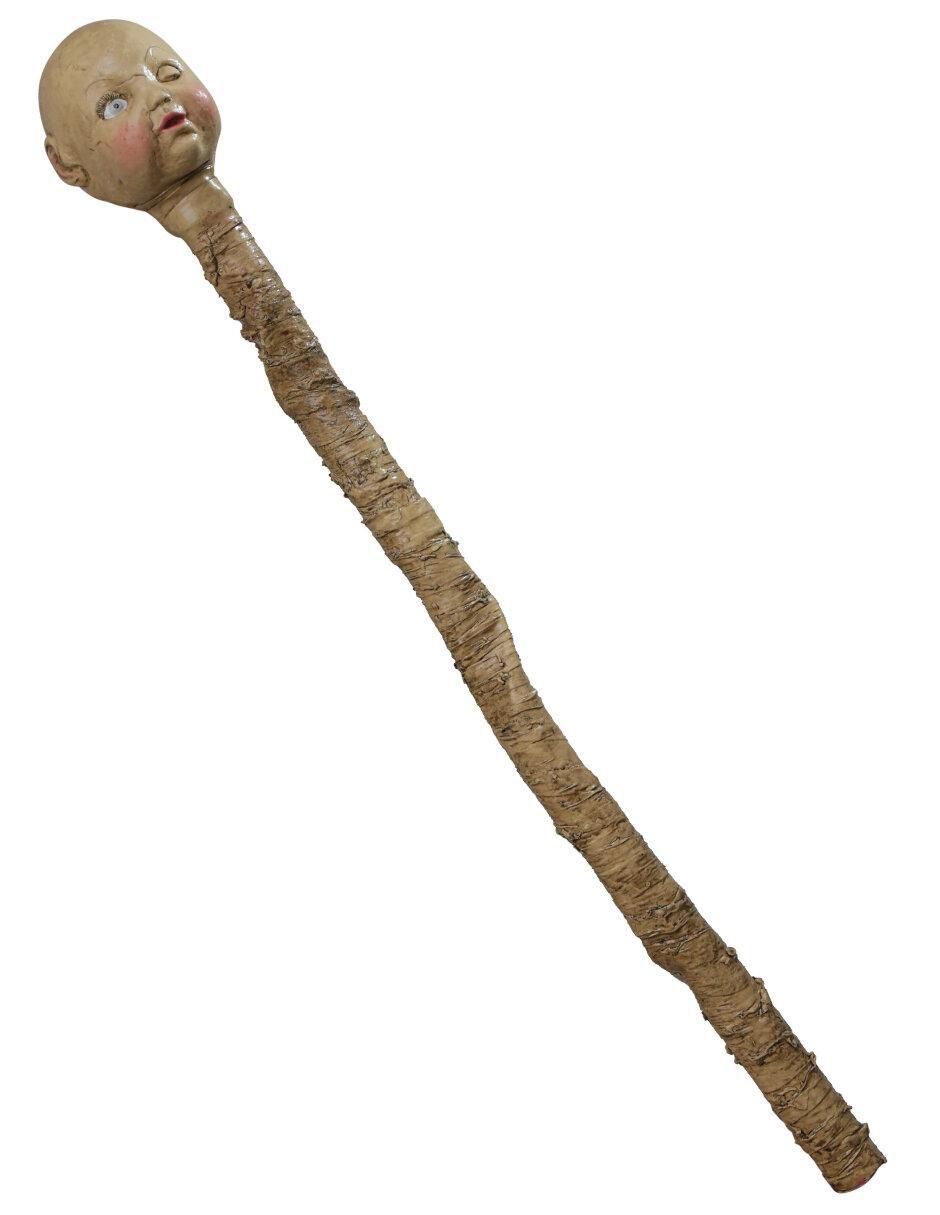 Bastón para disfraz de muñeca de bebé maldita Bastón para disfraz de muñeca de bebé maldita