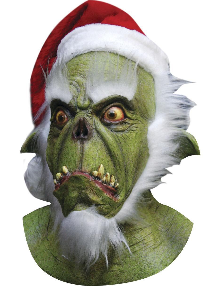 Máscara para disfraz de el grinch santa claus horror xmas Máscara para disfraz de el grinch santa claus horror xmas
