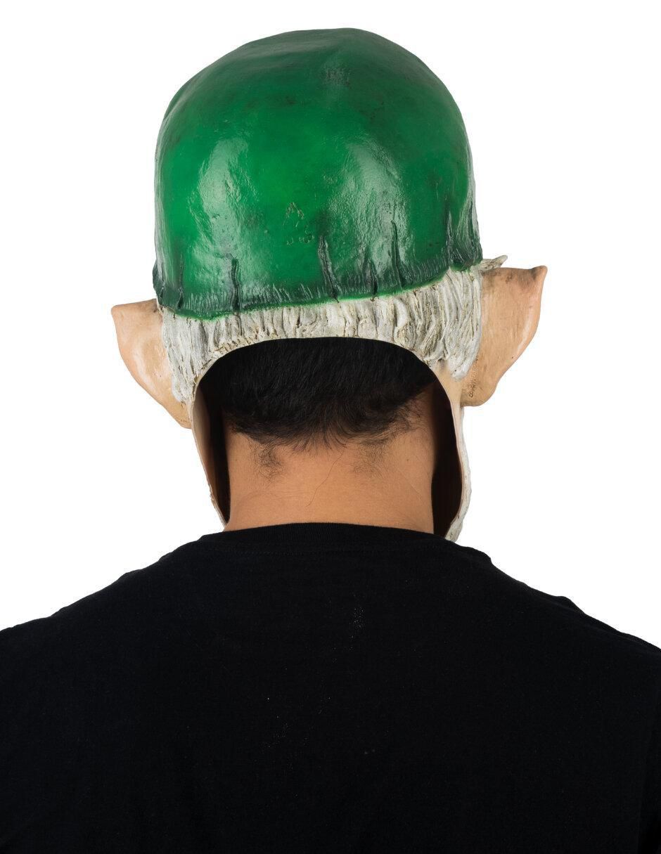 Máscara para disfraz de gnomo navideño maligno horror xmas 4
