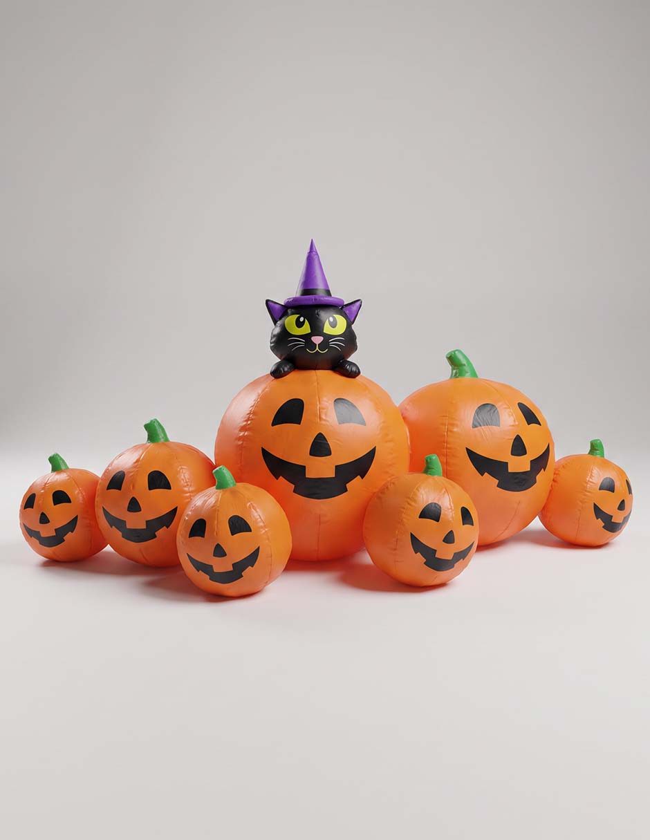 Inflable decorativo forma de calabaza Inflable decorativo forma de calabaza