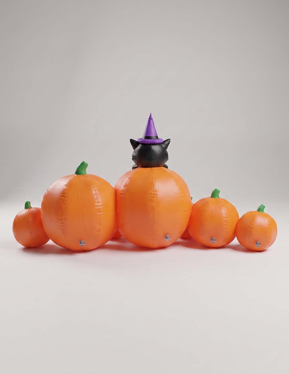 Inflable decorativo forma de calabaza 3