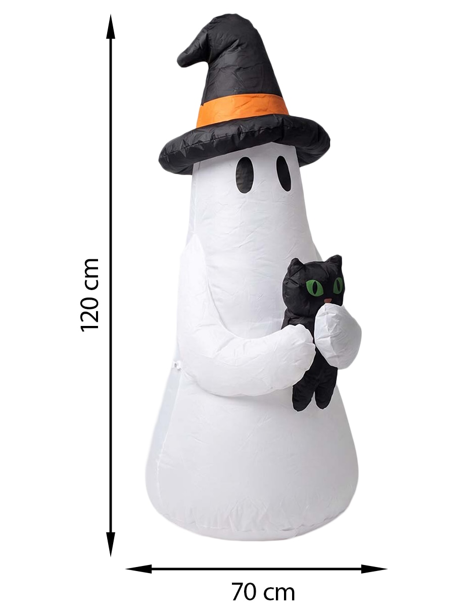 Inflable decorativo forma de fantasma 4