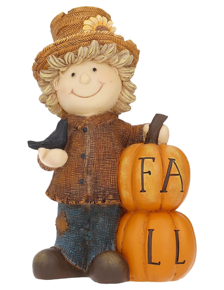 Figura decorativa de Halloween con forma de espantapájaros 1