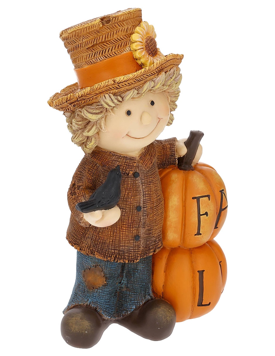 Figura decorativa de Halloween con forma de espantapájaros 2