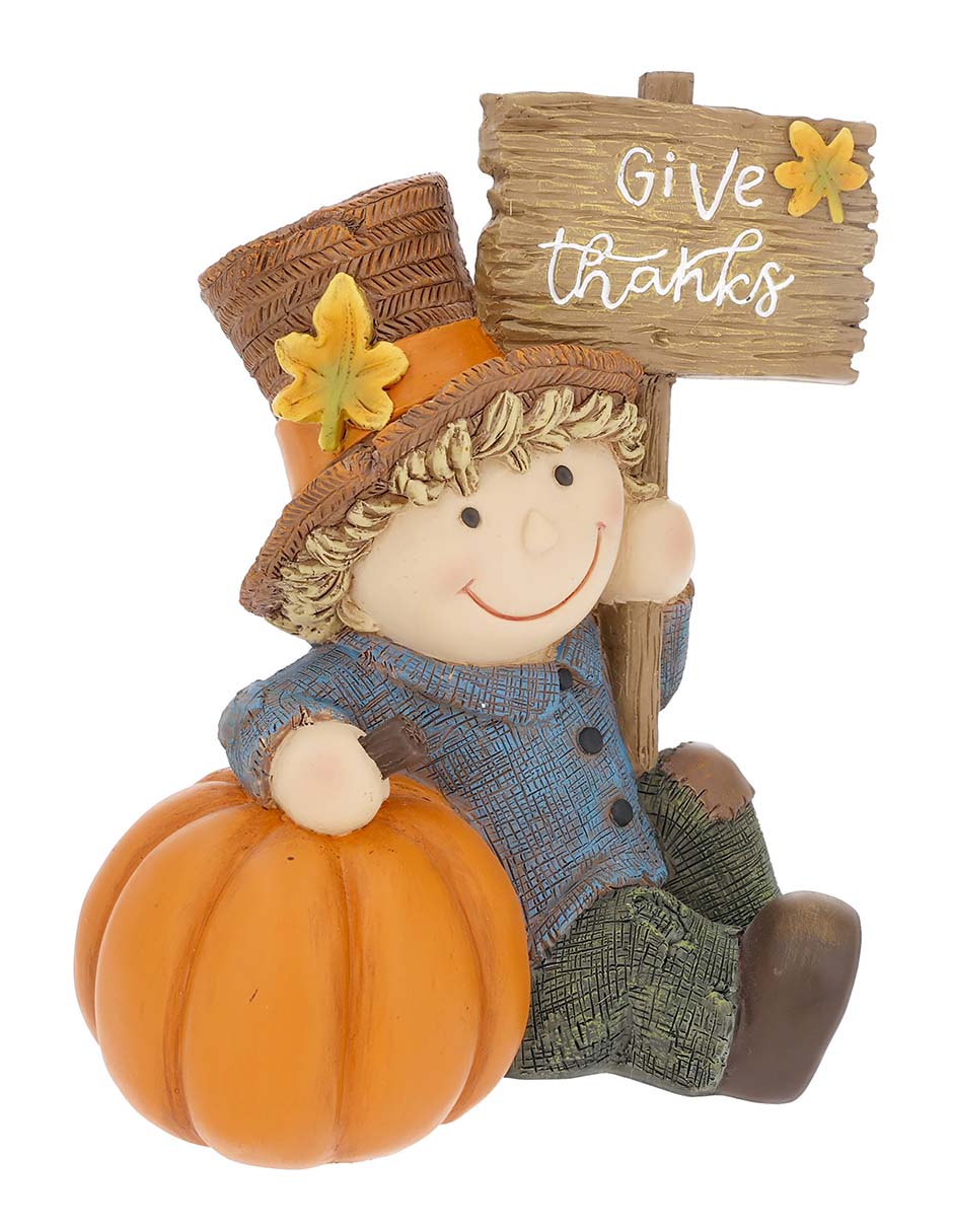 Figura decorativa de Halloween con forma de espantapájaros 2