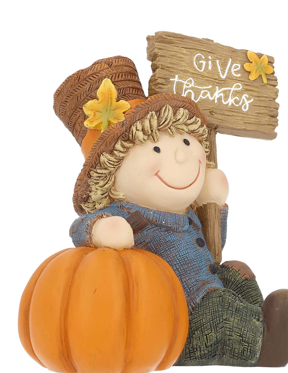 Figura decorativa de Halloween con forma de espantapájaros Figura decorativa de Halloween con forma de espantapájaros