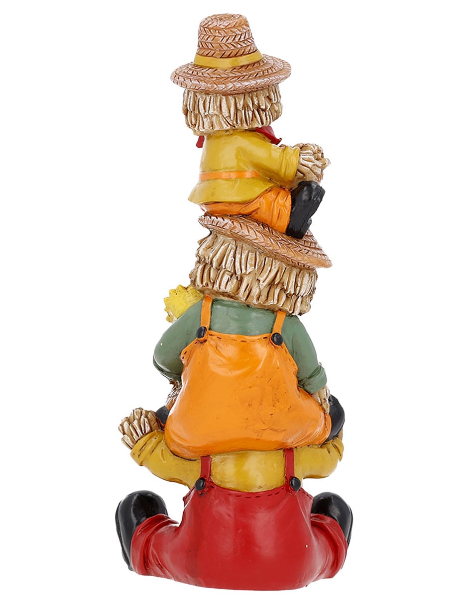 Figura decorativa navideña con forma de espantapájaros 3