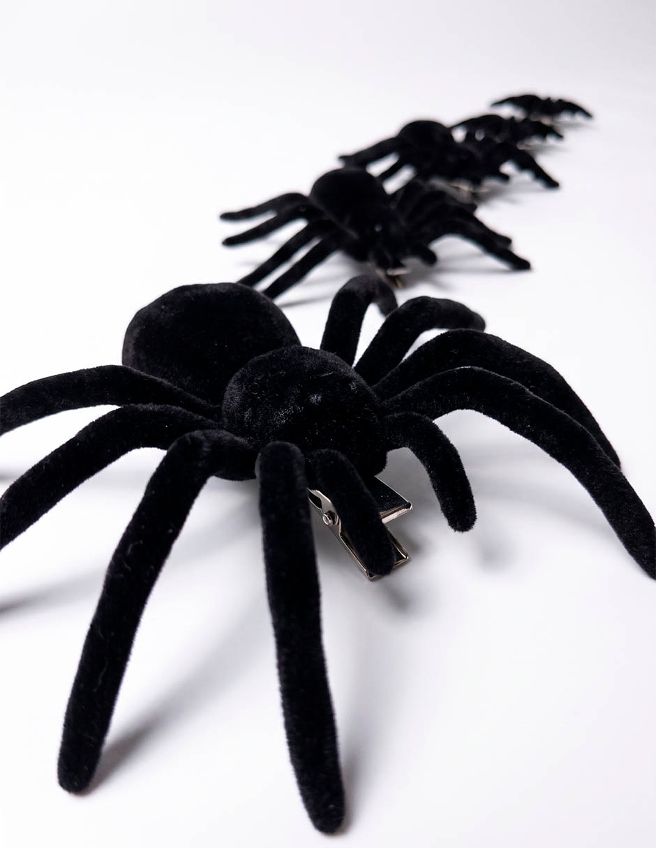 Set decoración de Halloween con forma de araña 3