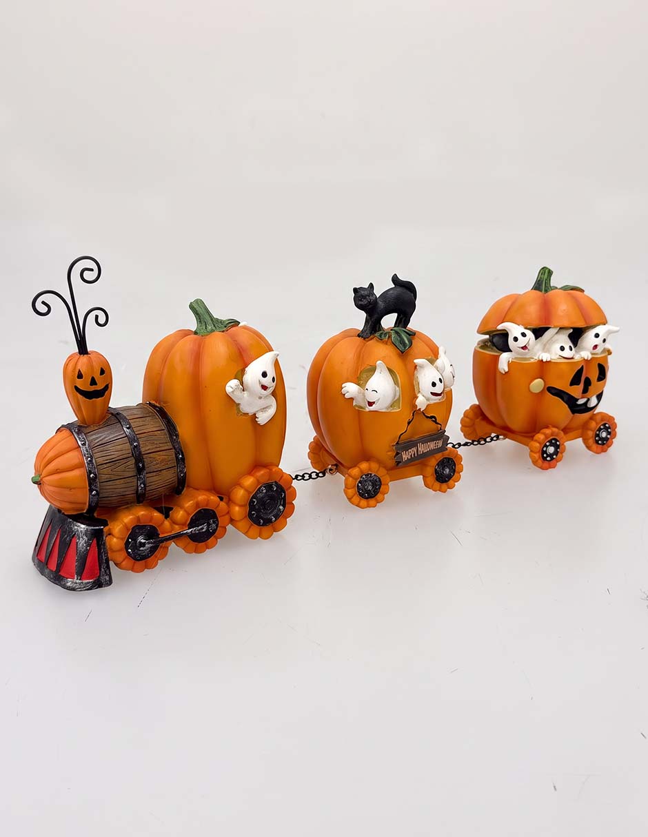 Figura decorativa de halloween con forma de calabazas Figura decorativa de halloween con forma de calabazas