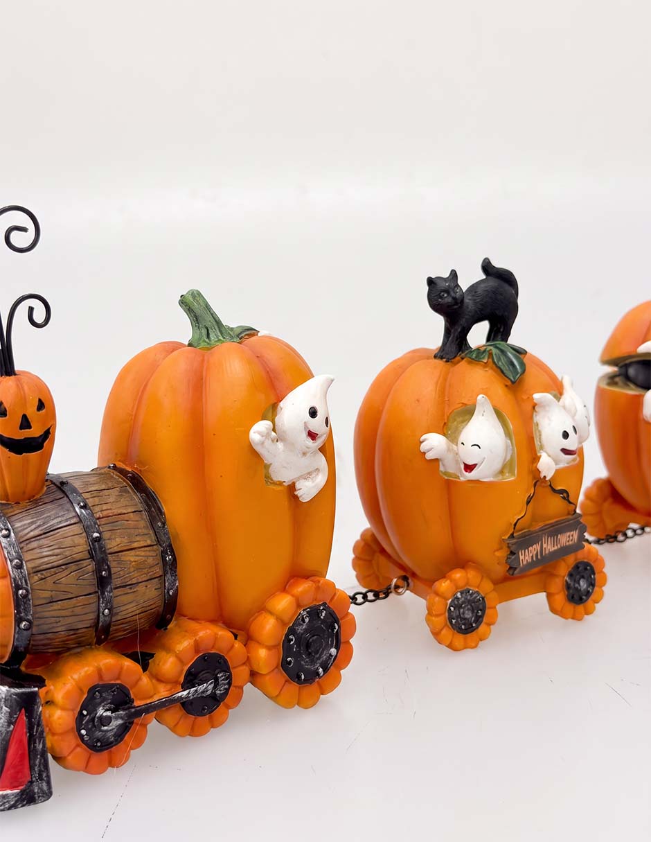 Figura decorativa de halloween con forma de calabazas Figura decorativa de halloween con forma de calabazas