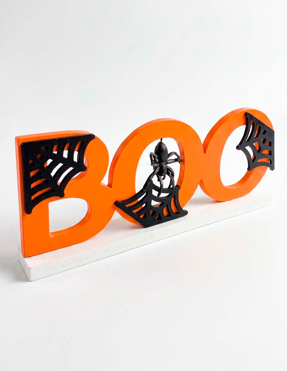Letrero de Halloween con forma de letras