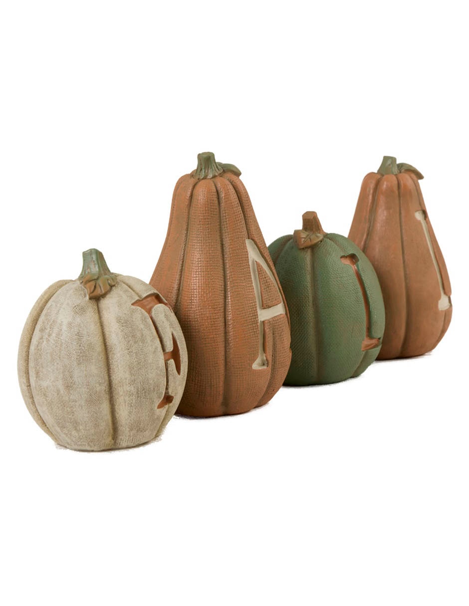 Figura decorativa de Halloween Haus con forma de calabaza