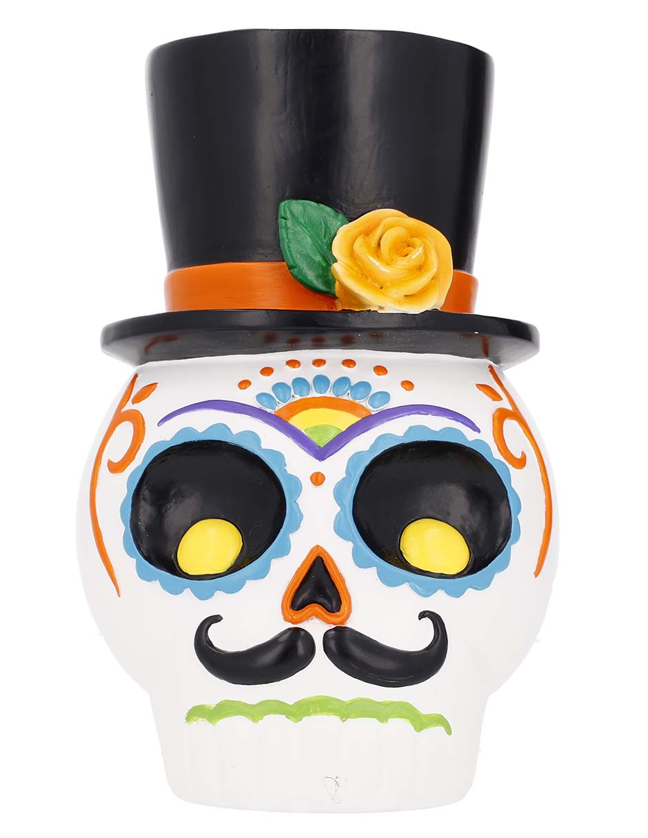 Figura decorativa de Halloween con forma de catrín 1