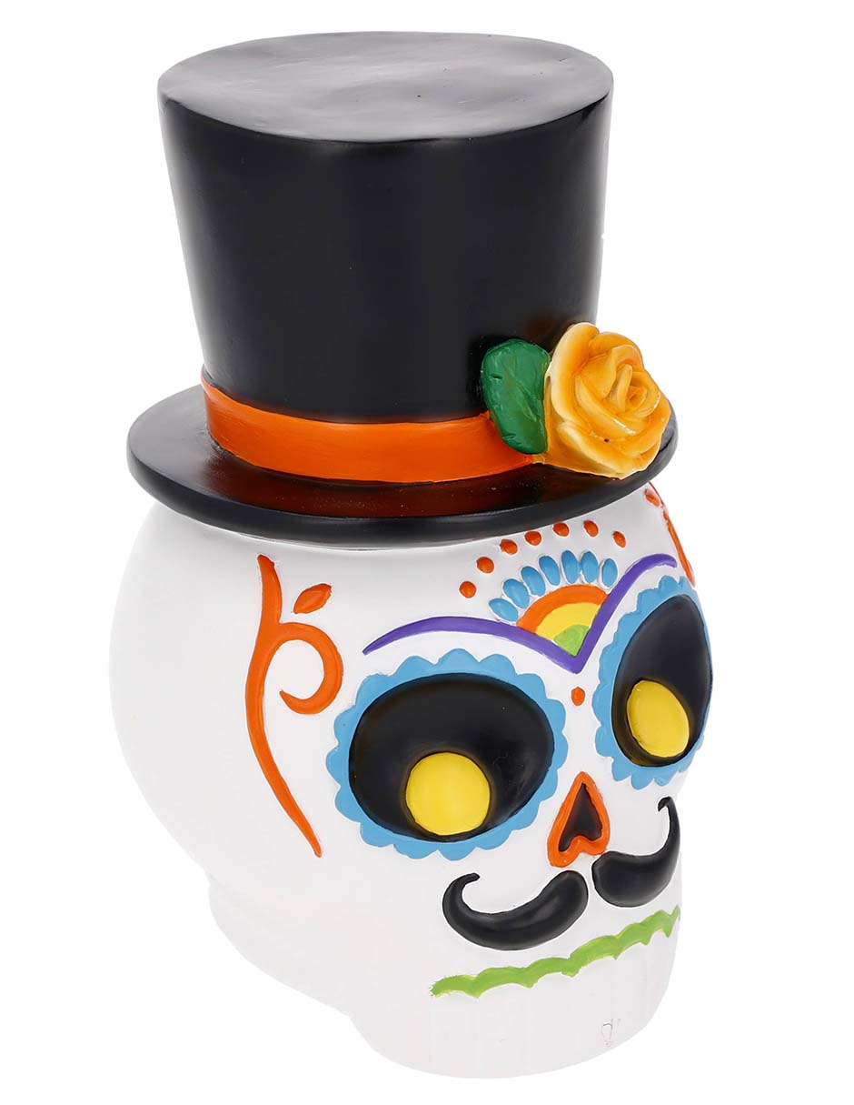 Figura decorativa de Halloween con forma de catrín 2