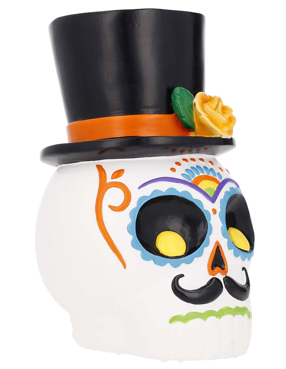 Figura decorativa de Halloween con forma de catrín