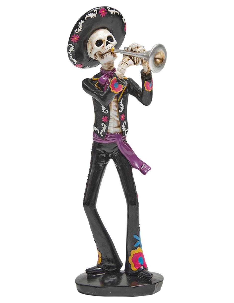 Figura decorativa de halloween con forma de catrín 1