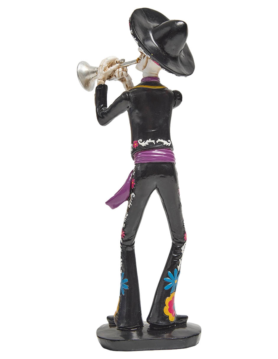 Figura decorativa de halloween con forma de catrín 3