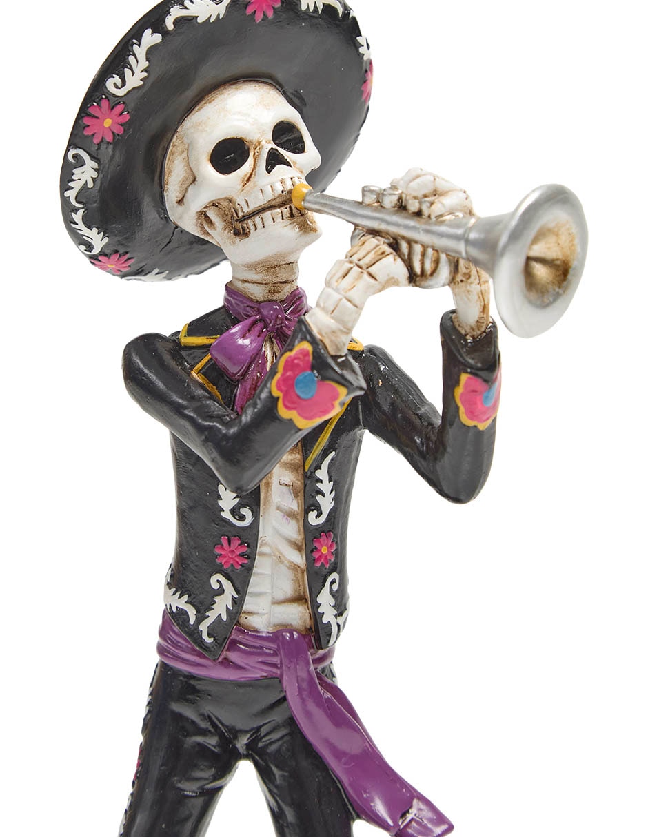 Figura decorativa de halloween con forma de catrín 4