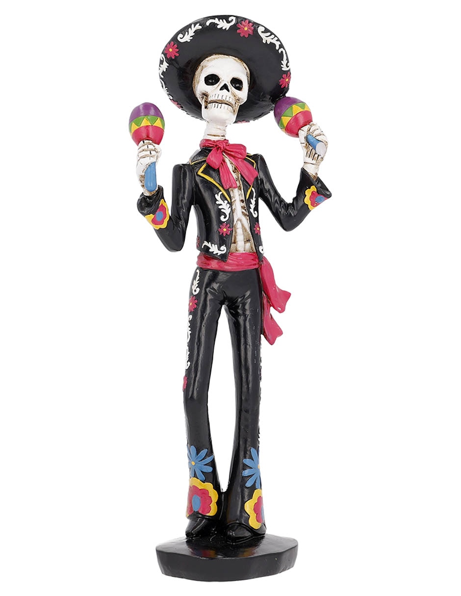Figura decorativa de halloween con forma de catrín 1