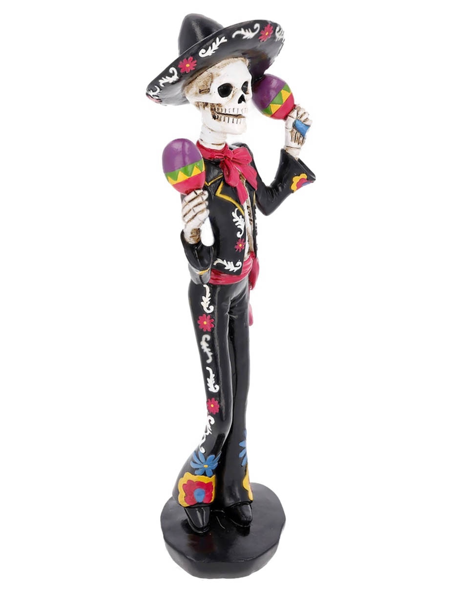 Figura decorativa de halloween con forma de catrín 2