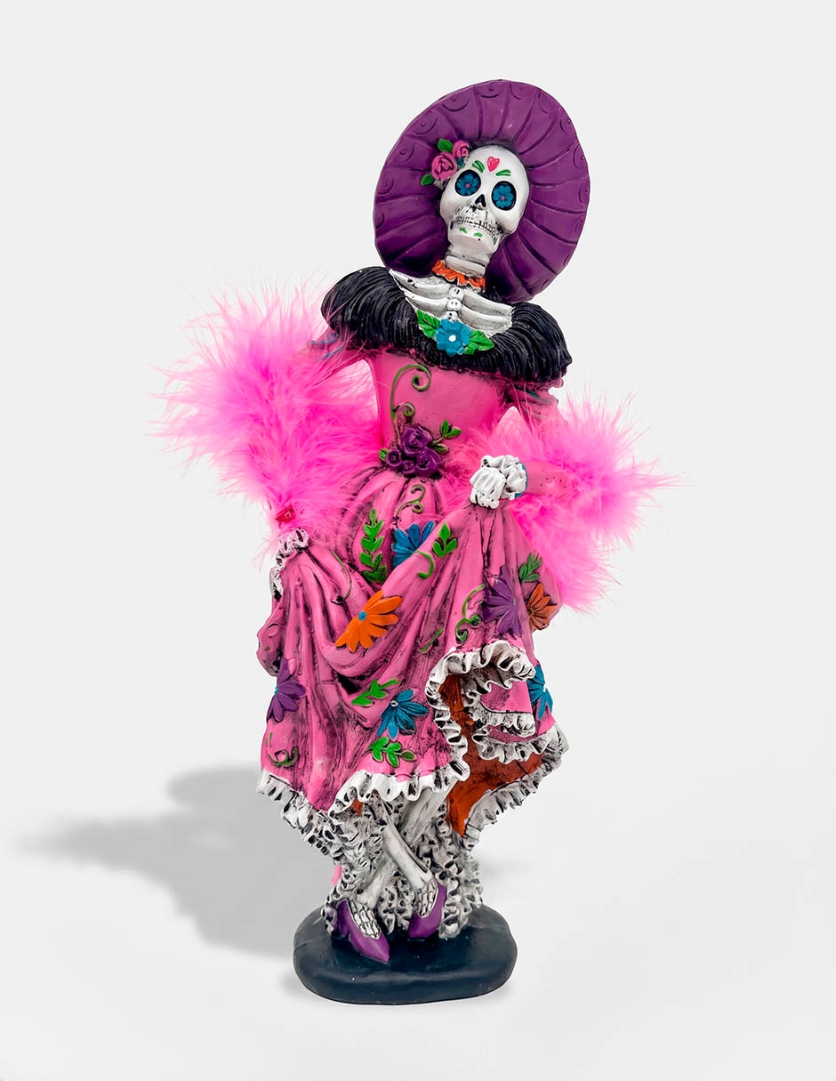 Figura decorativa de halloween con forma de catrina 1