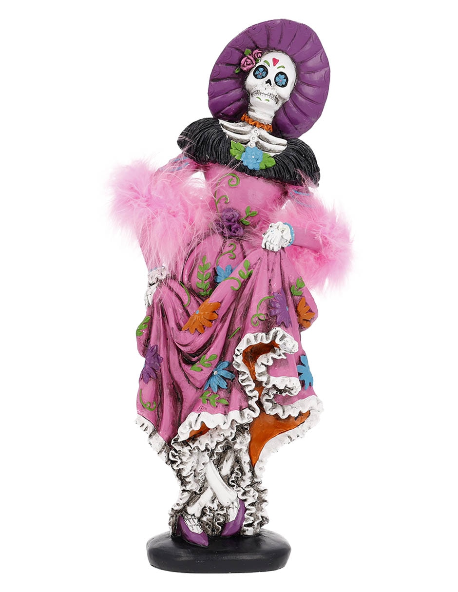 Figura decorativa de halloween con forma de catrina 1